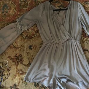 Silver Romper